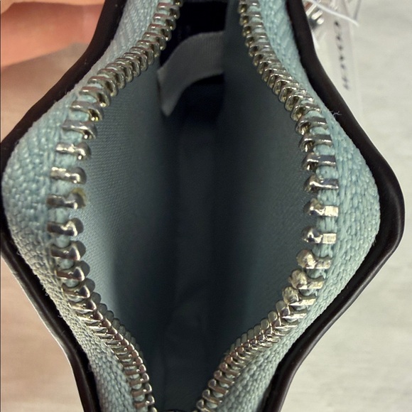 Coach Star Bag Charm Keychain Mint Green Leather NWT 3.5"x3" - Picture 5 of 5